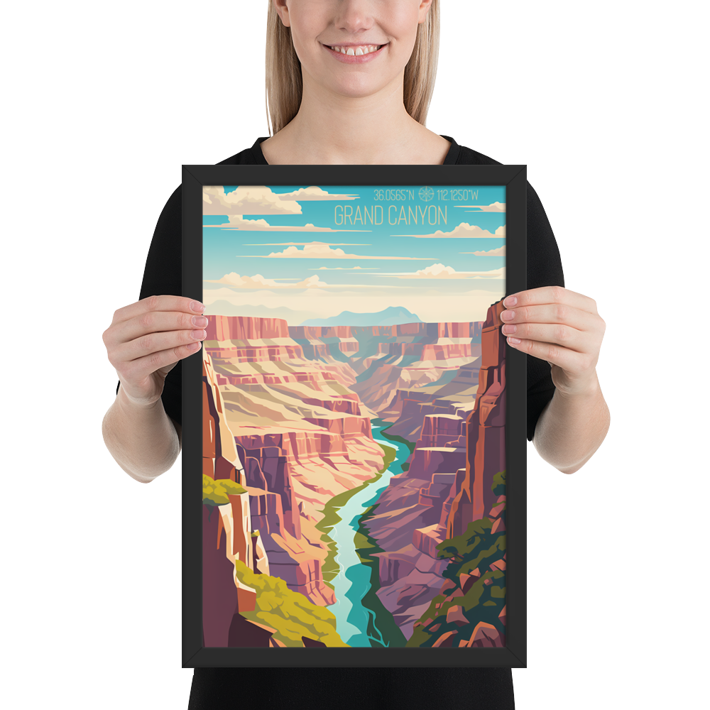 Arizona - Grand Canyon (Framed poster)