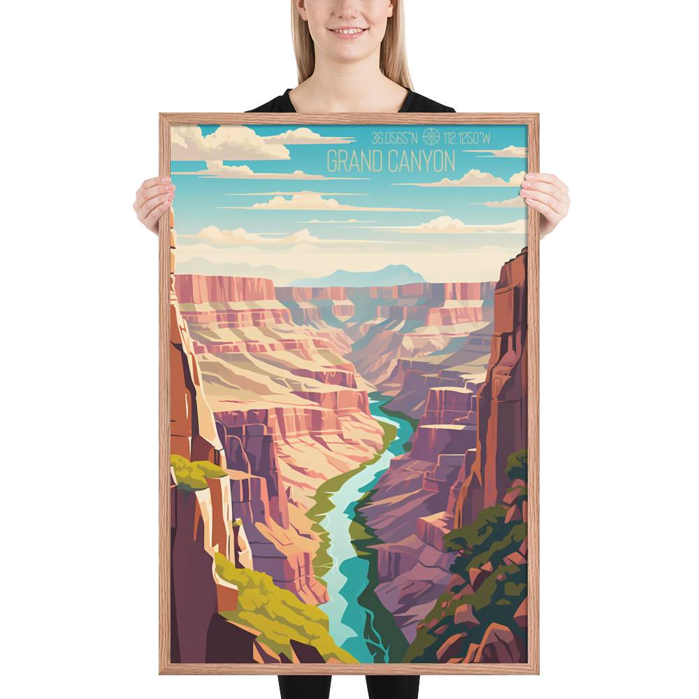 Arizona - Grand Canyon (Framed poster)