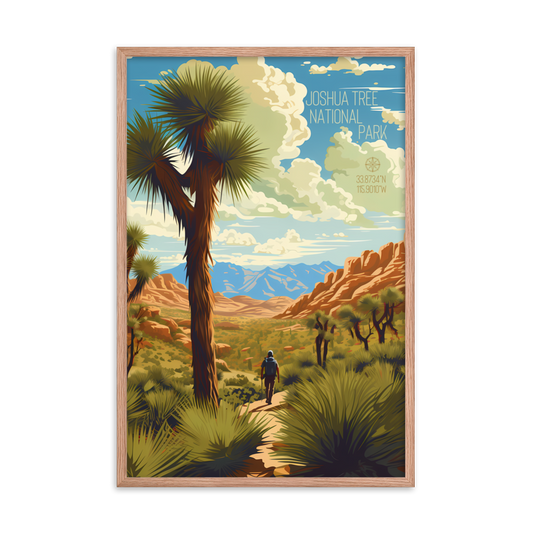 California - Joshua Tree National Park (Framed poster)