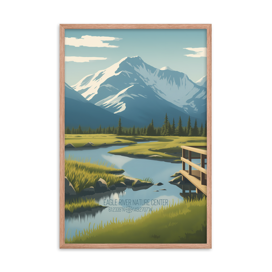 Alaska - Eagle River Nature Center (Framed poster)