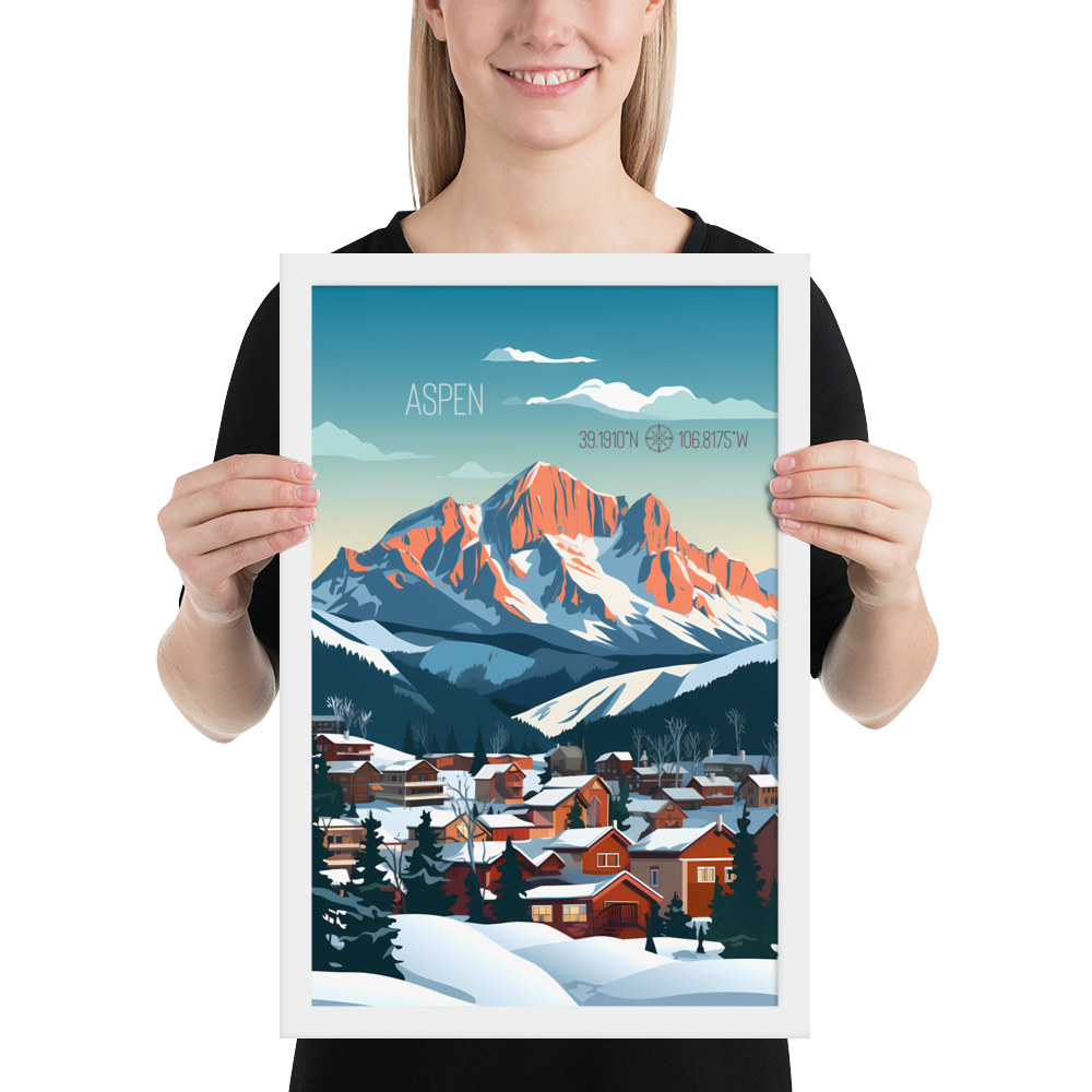 Colorado - Aspen (Framed poster)