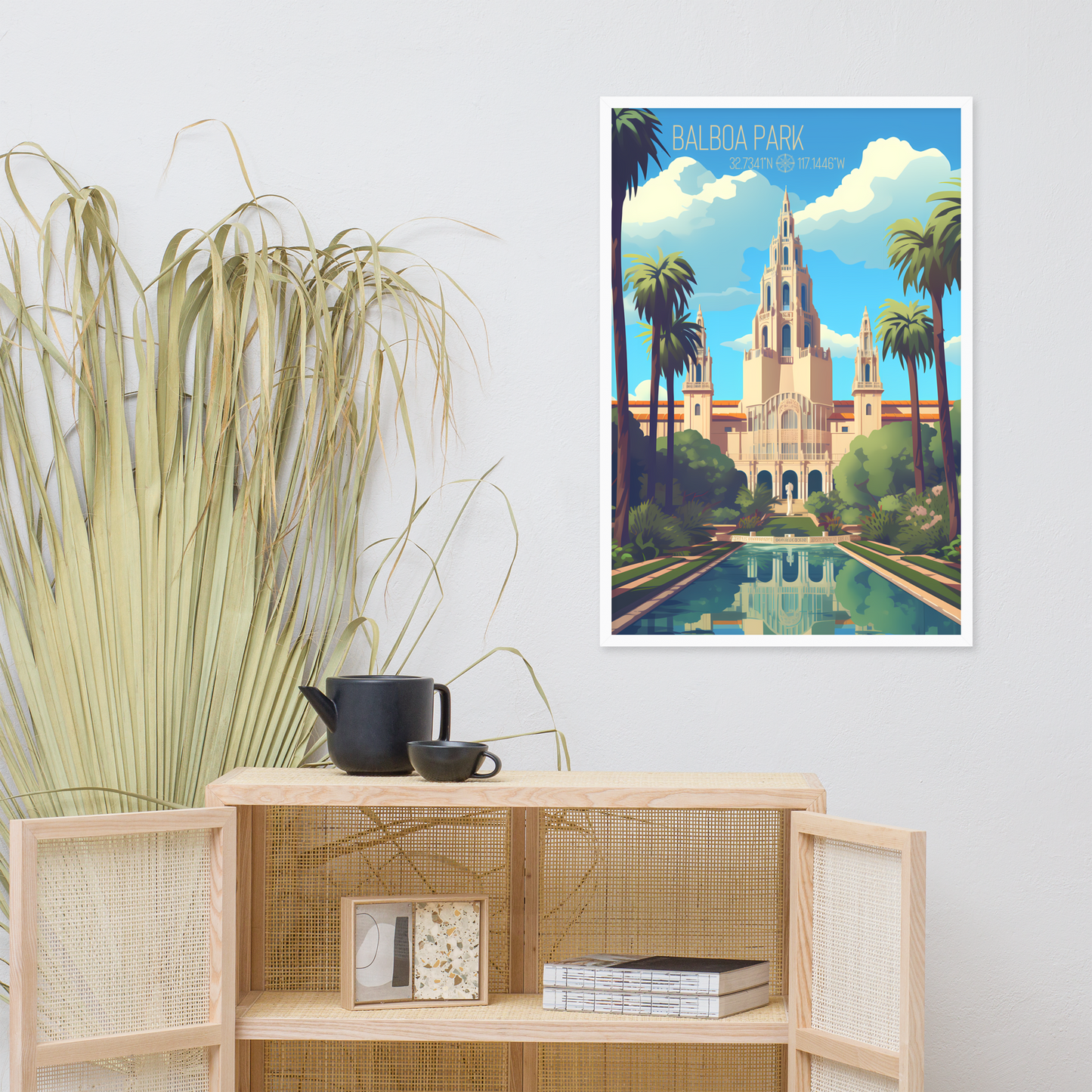 California - Balboa Park (Framed poster)