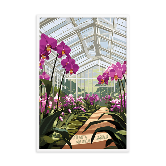 Georgia - Atlanta Botanical Garden (Framed poster)