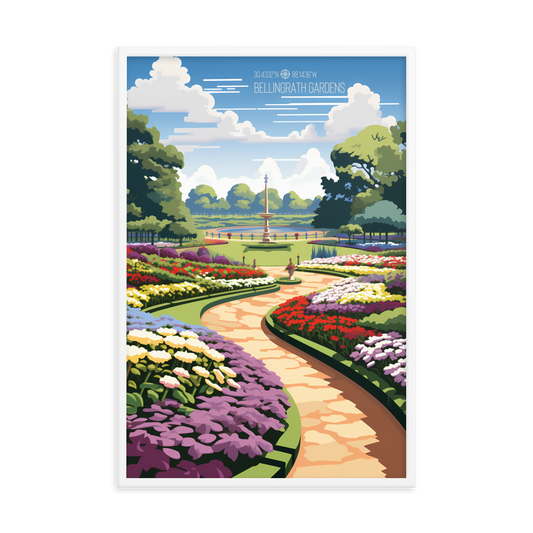Alabama - Bellingrath Gardens (Framed Poster)