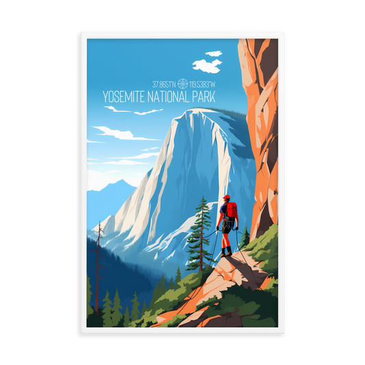 California - Yosemite National Park (Framed poster)