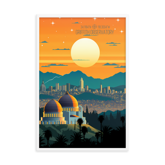 California - Griffith Observatory (Framed poster)