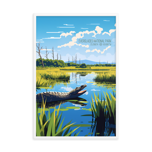Florida - Everglades National Park (Framed poster)