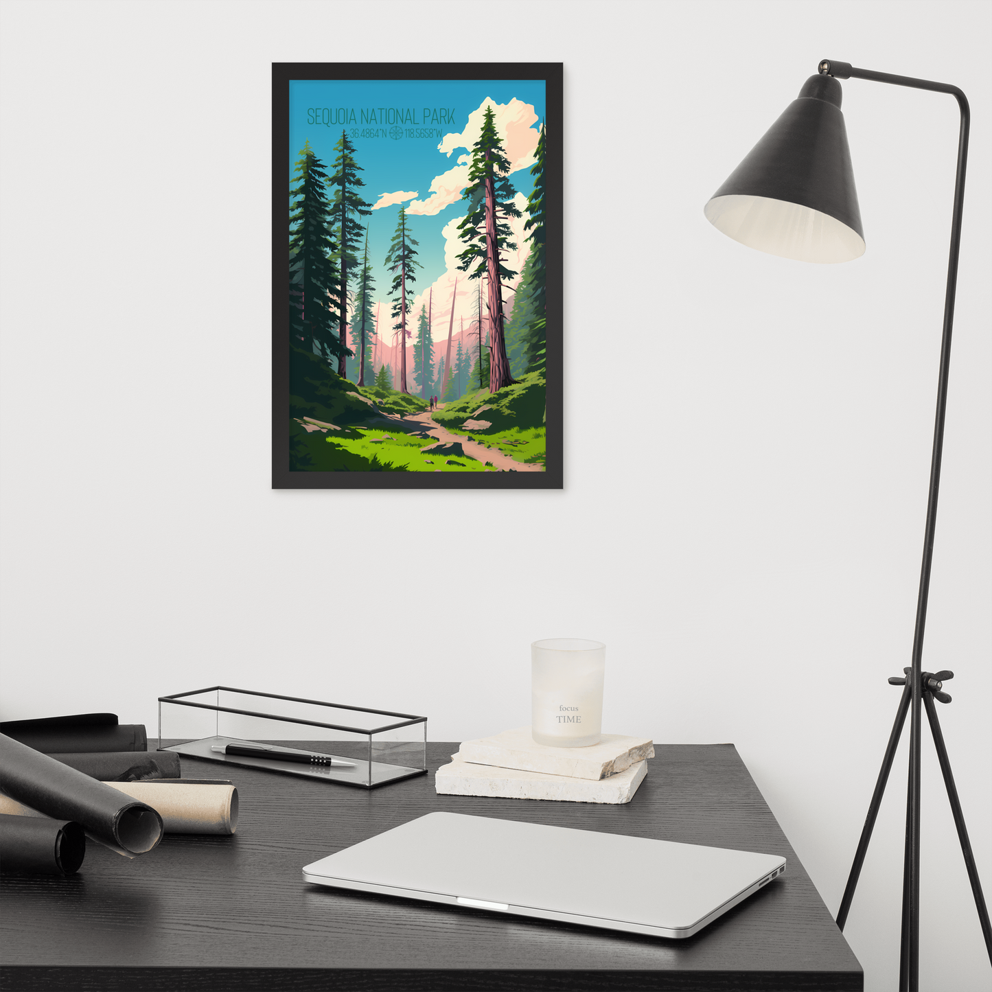 California - Sequoia National Park (Framed poster)