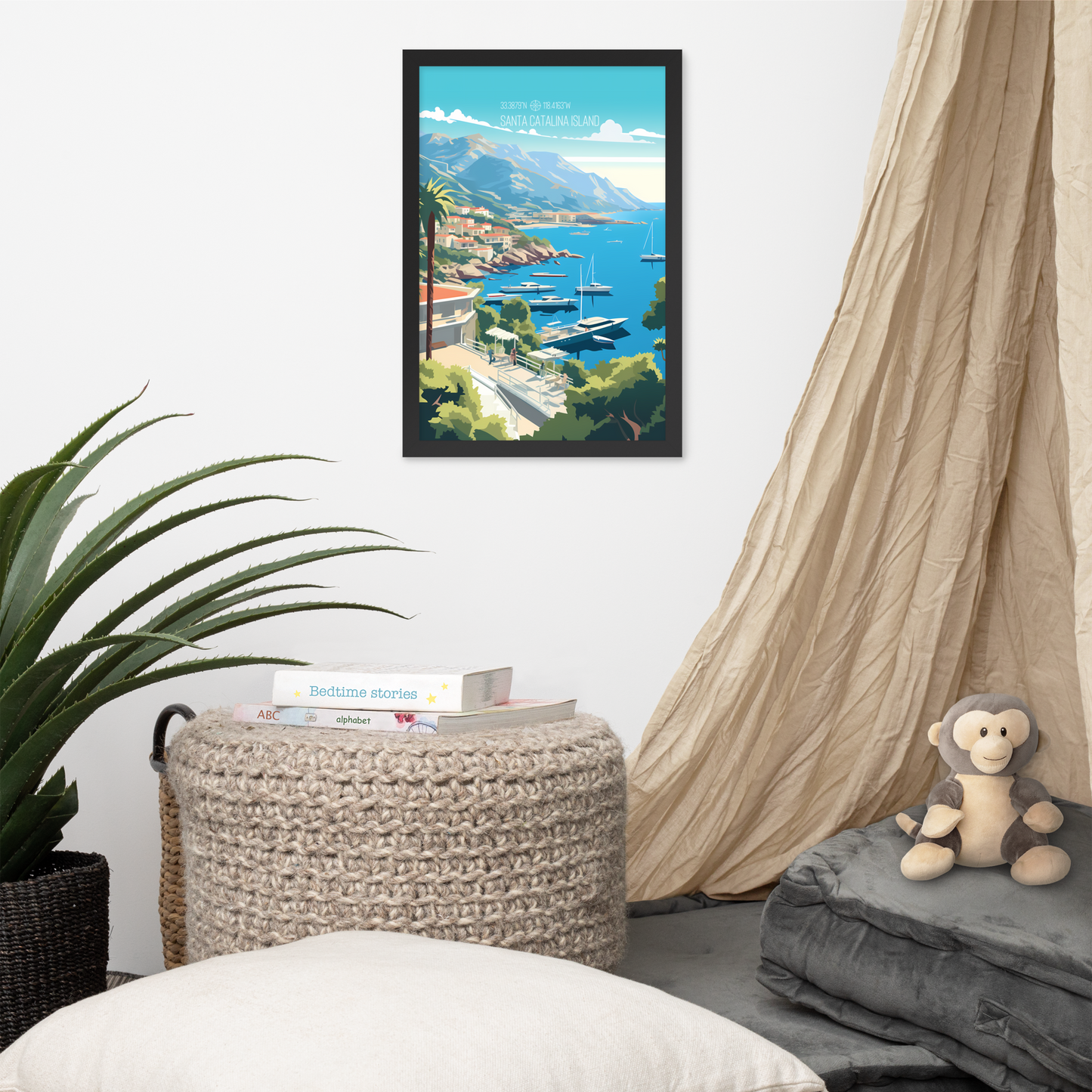 California - Santa Catalina Island (Framed poster)