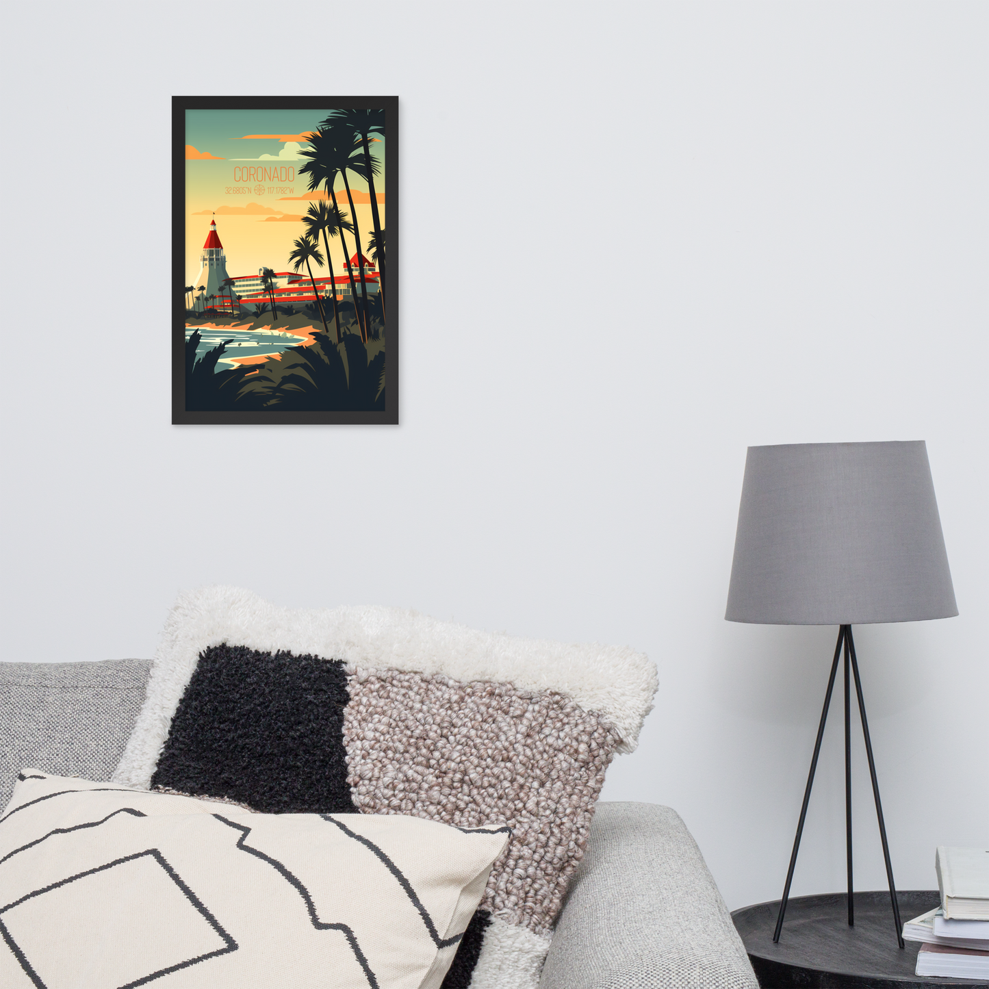 California - Coronado (Framed poster)