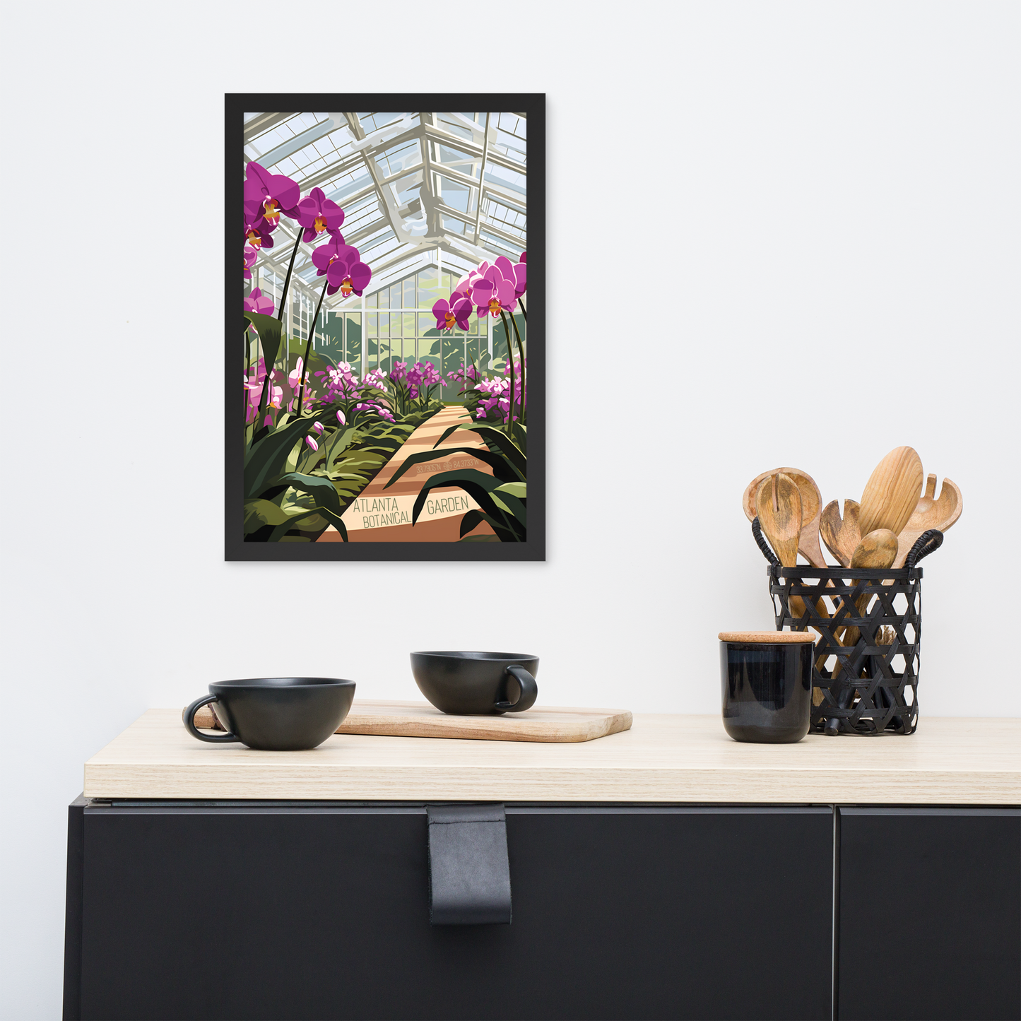 Georgia - Atlanta Botanical Garden (Framed poster)