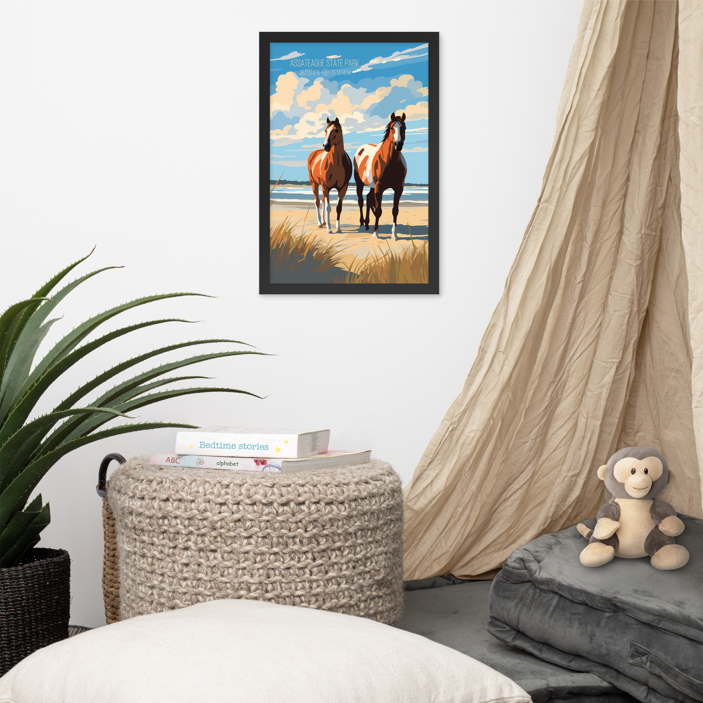 Maryland - Assateague State Park (Framed poster)