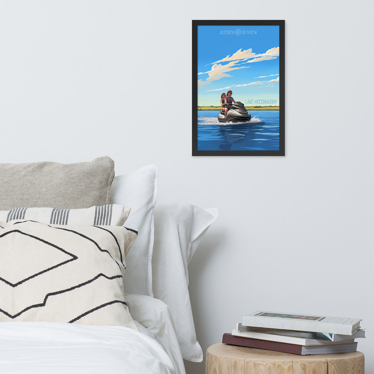 Nebraska - Lake McConaughy (Framed poster)