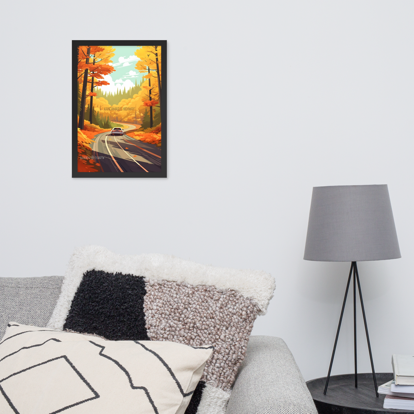 New Hampshire - Kancamagus Highway (Framed poster)