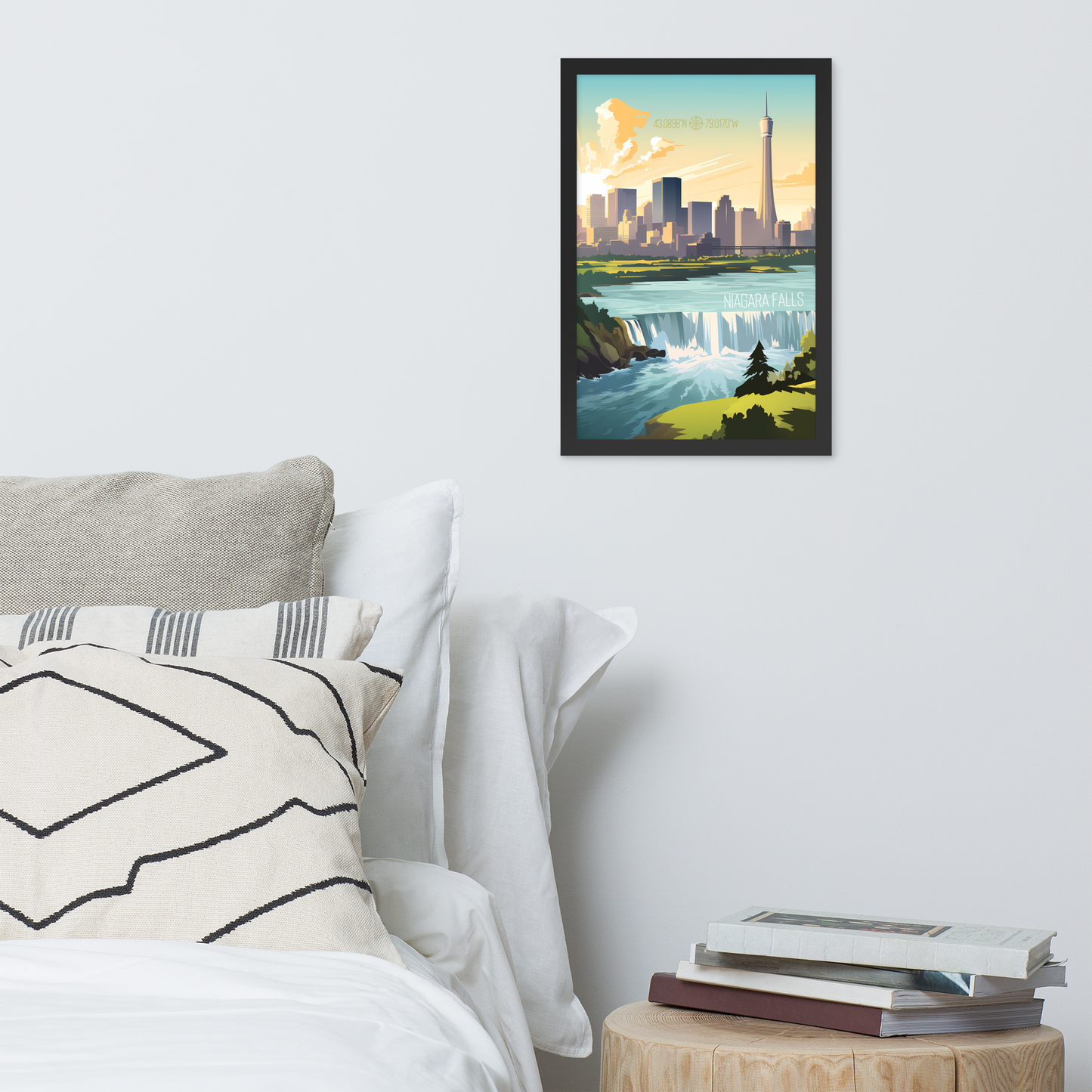 New York - Niagara Falls (Framed poster)