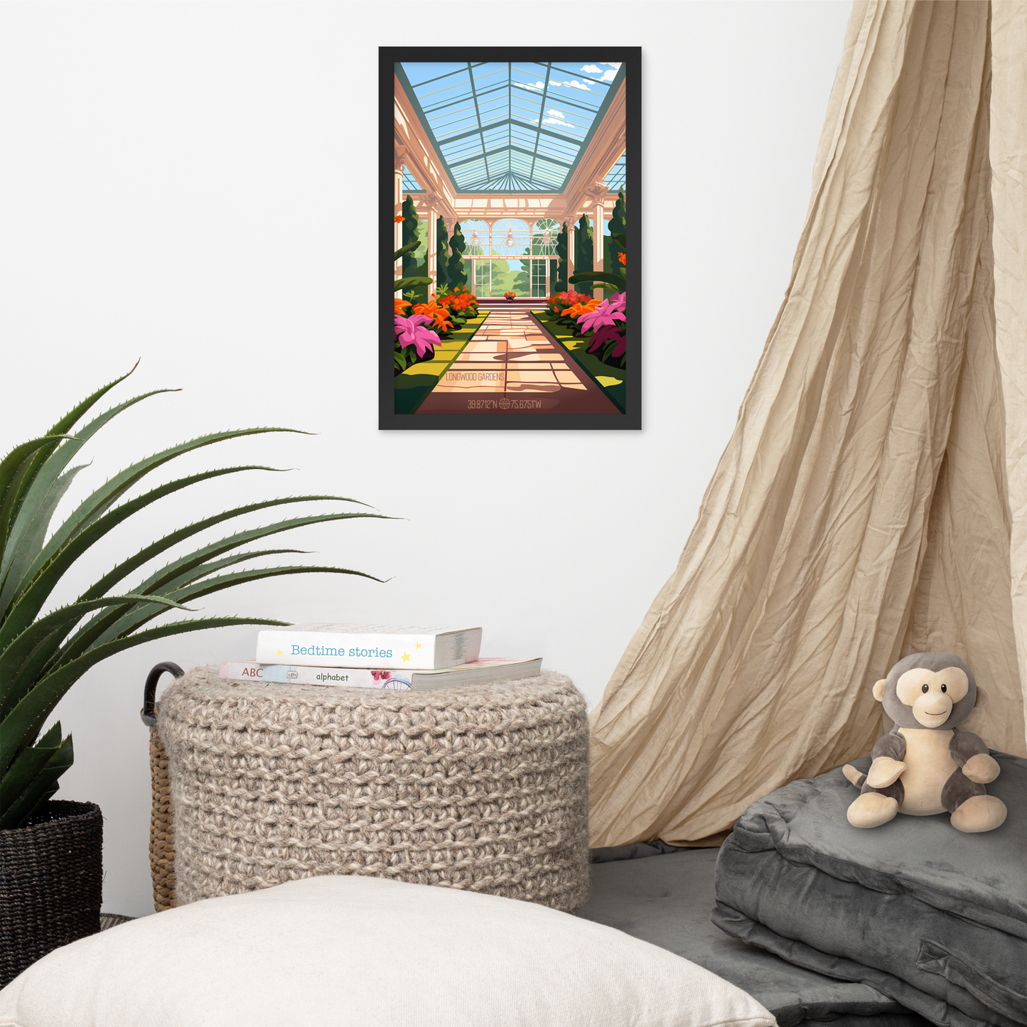 Pennsylvania - Longwood Gardens (Framed poster)