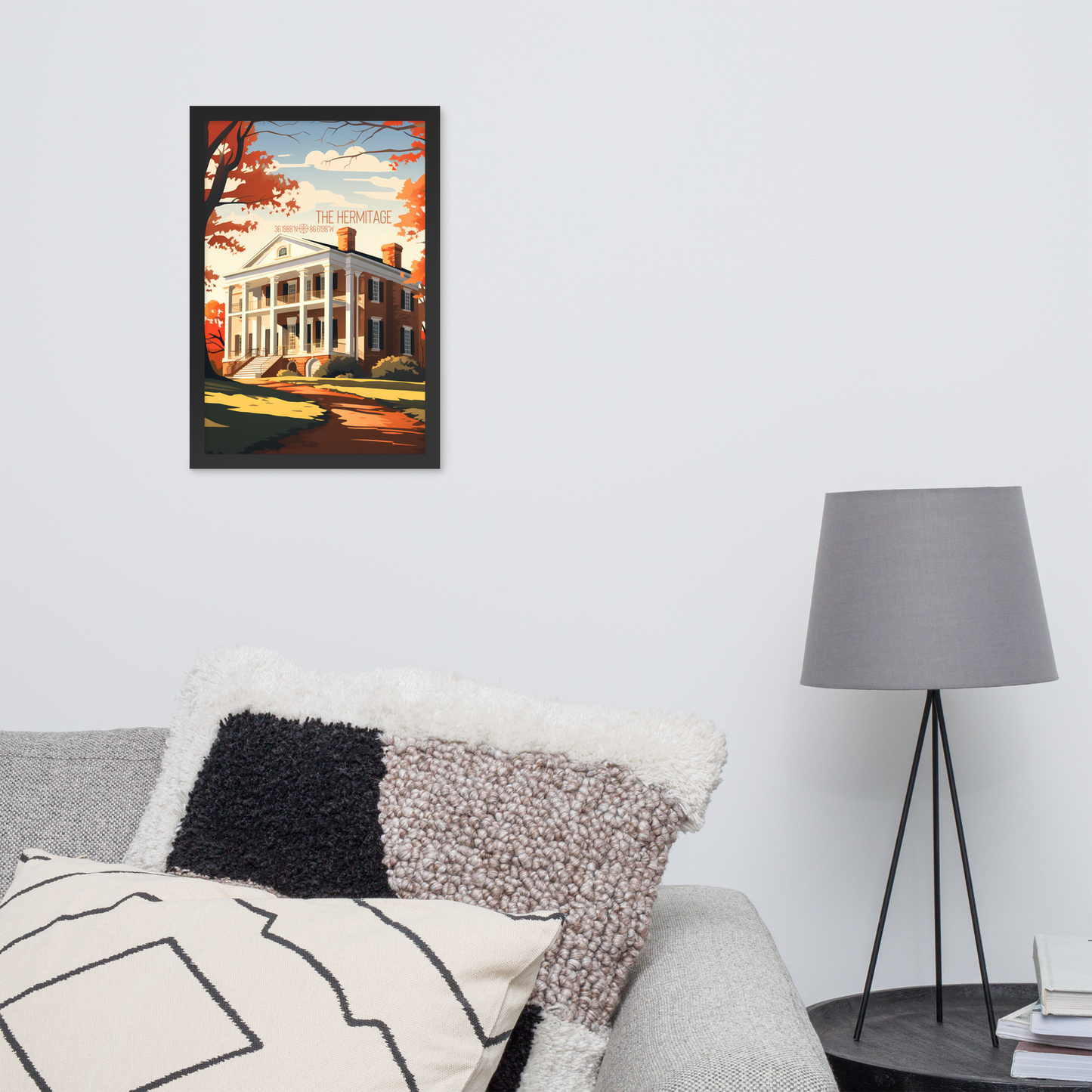 Tennessee - The Hermitage (Framed poster)