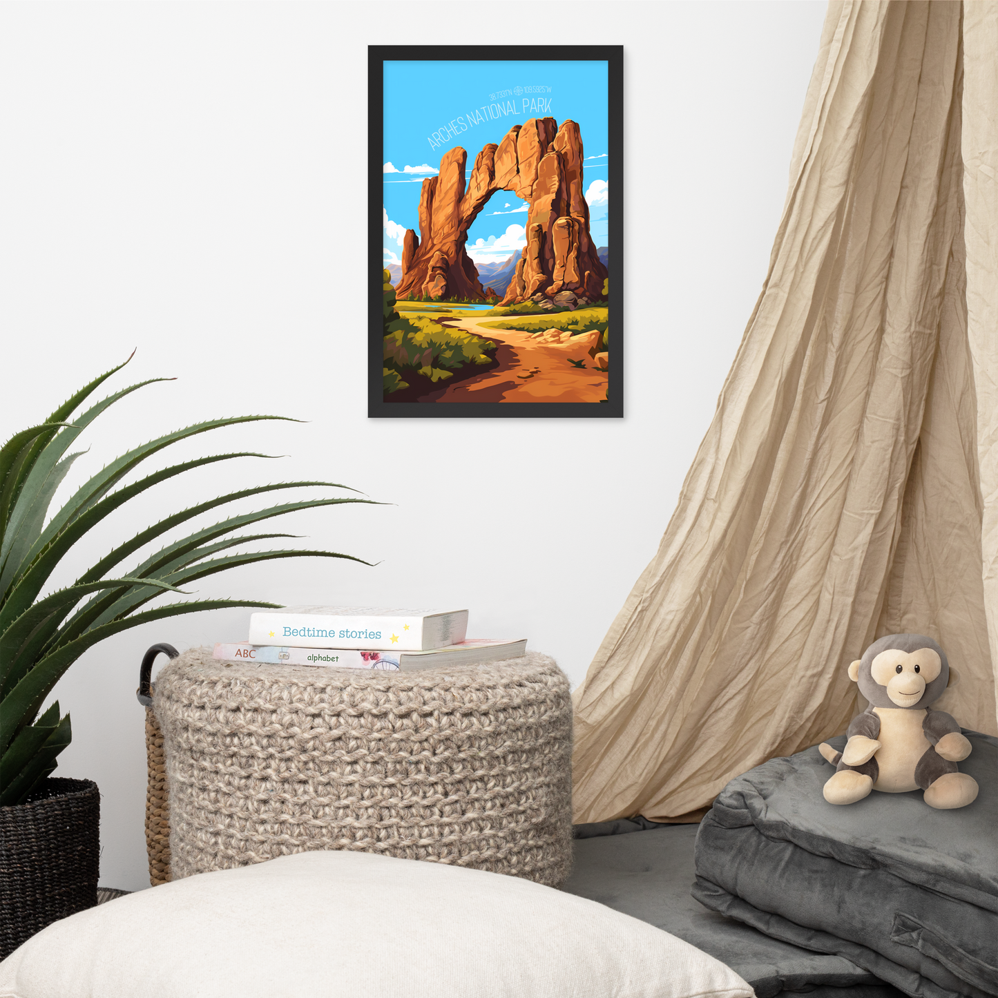 Utah - Arches National Park (Framed poster)