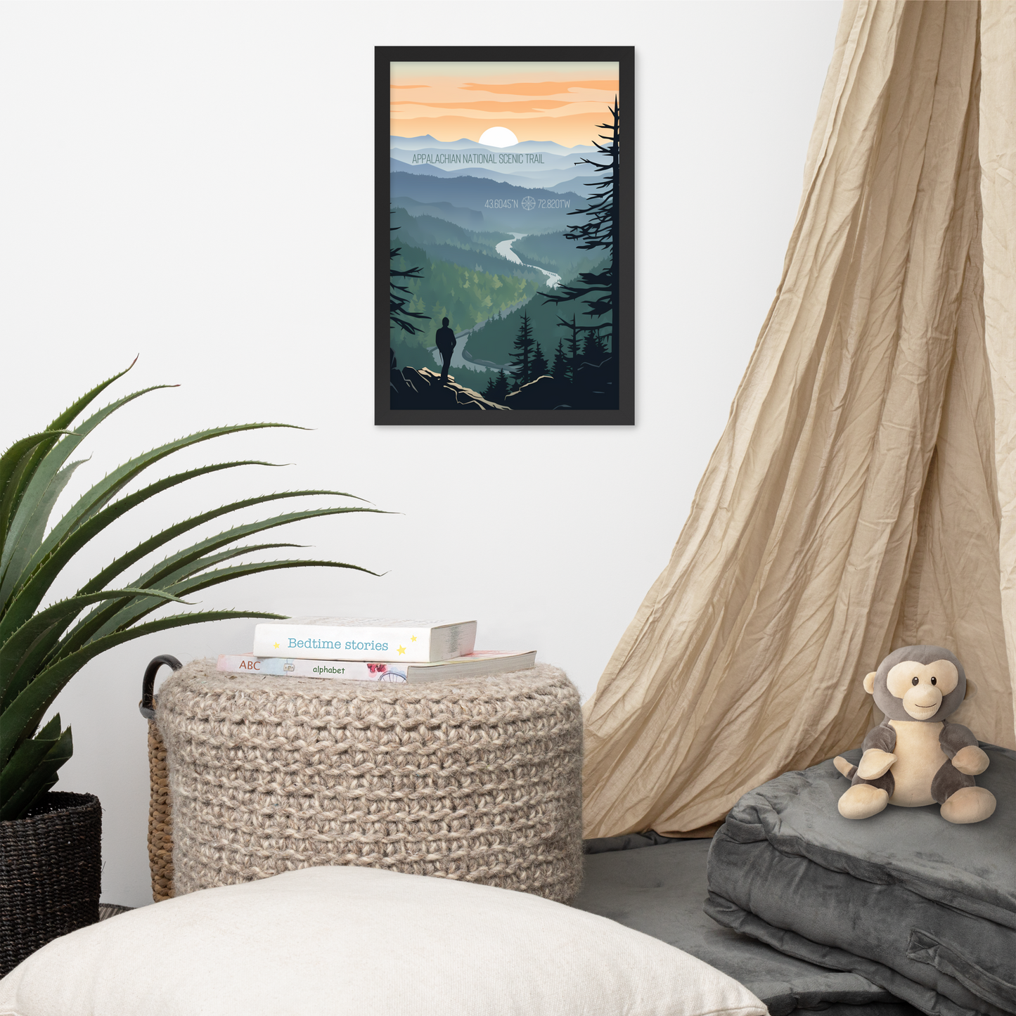 Vermont -  Appalachian National Scenic Trail (Framed poster)