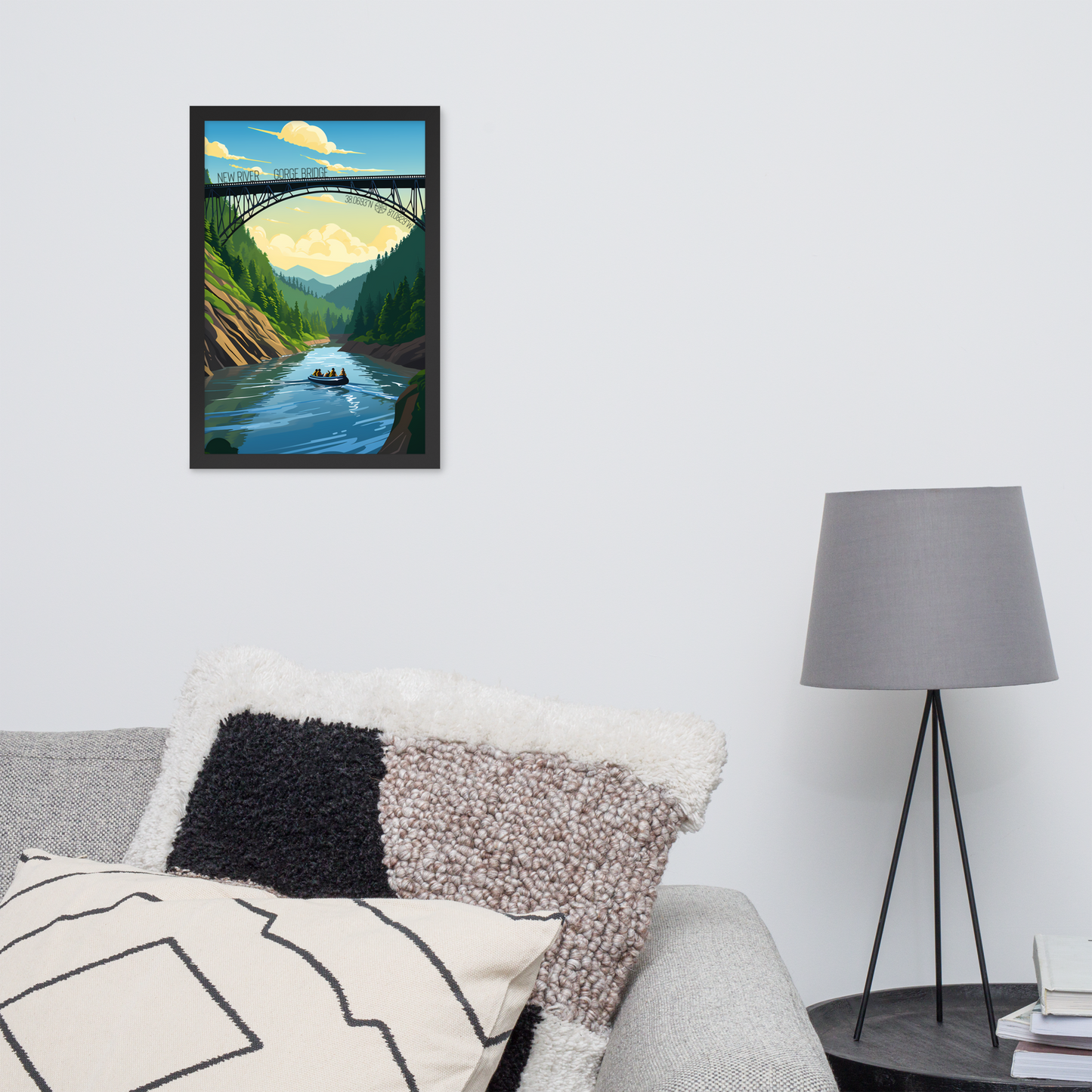 West Virginia - New River Gorge Bridge (Framed poster)