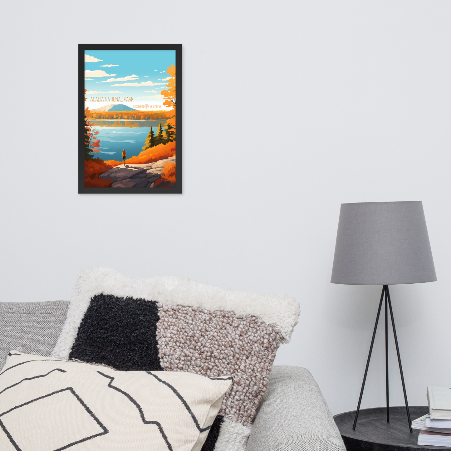 Maine - Acadia National Park (Framed poster)