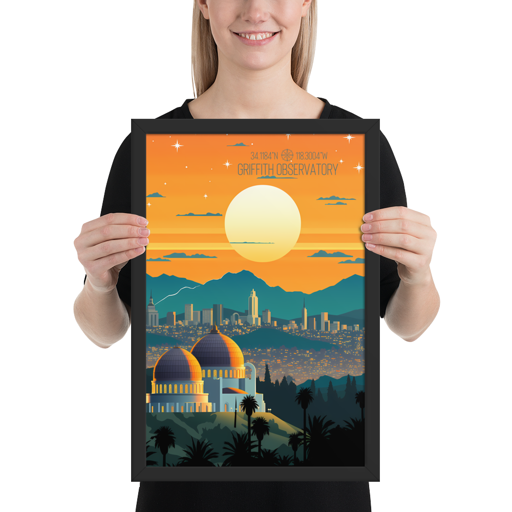 California - Griffith Observatory (Framed poster)