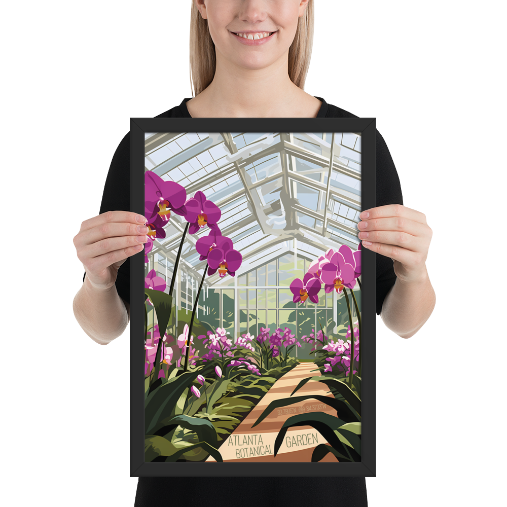 Georgia - Atlanta Botanical Garden (Framed poster)