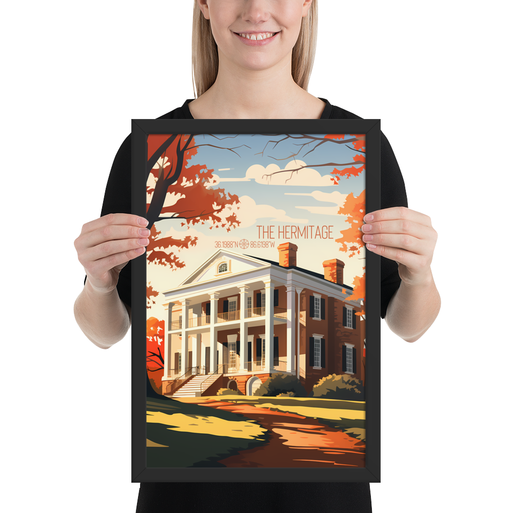 Tennessee - The Hermitage (Framed poster)