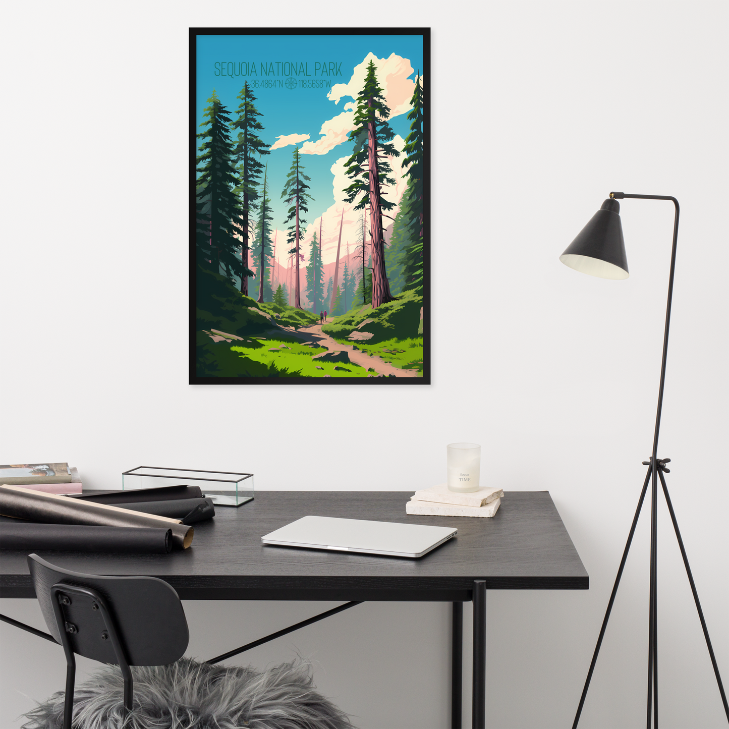 California - Sequoia National Park (Framed poster)