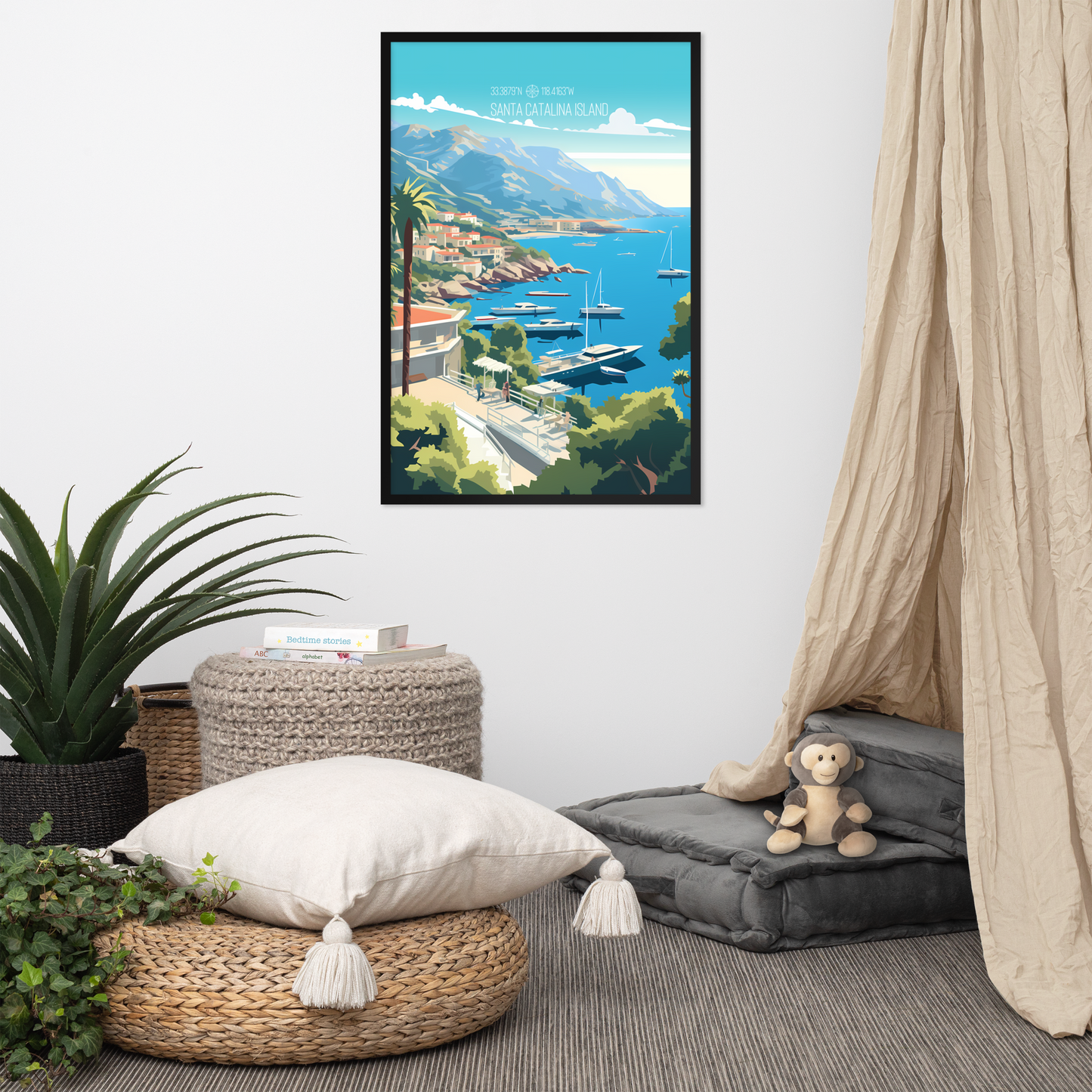 California - Santa Catalina Island (Framed poster)