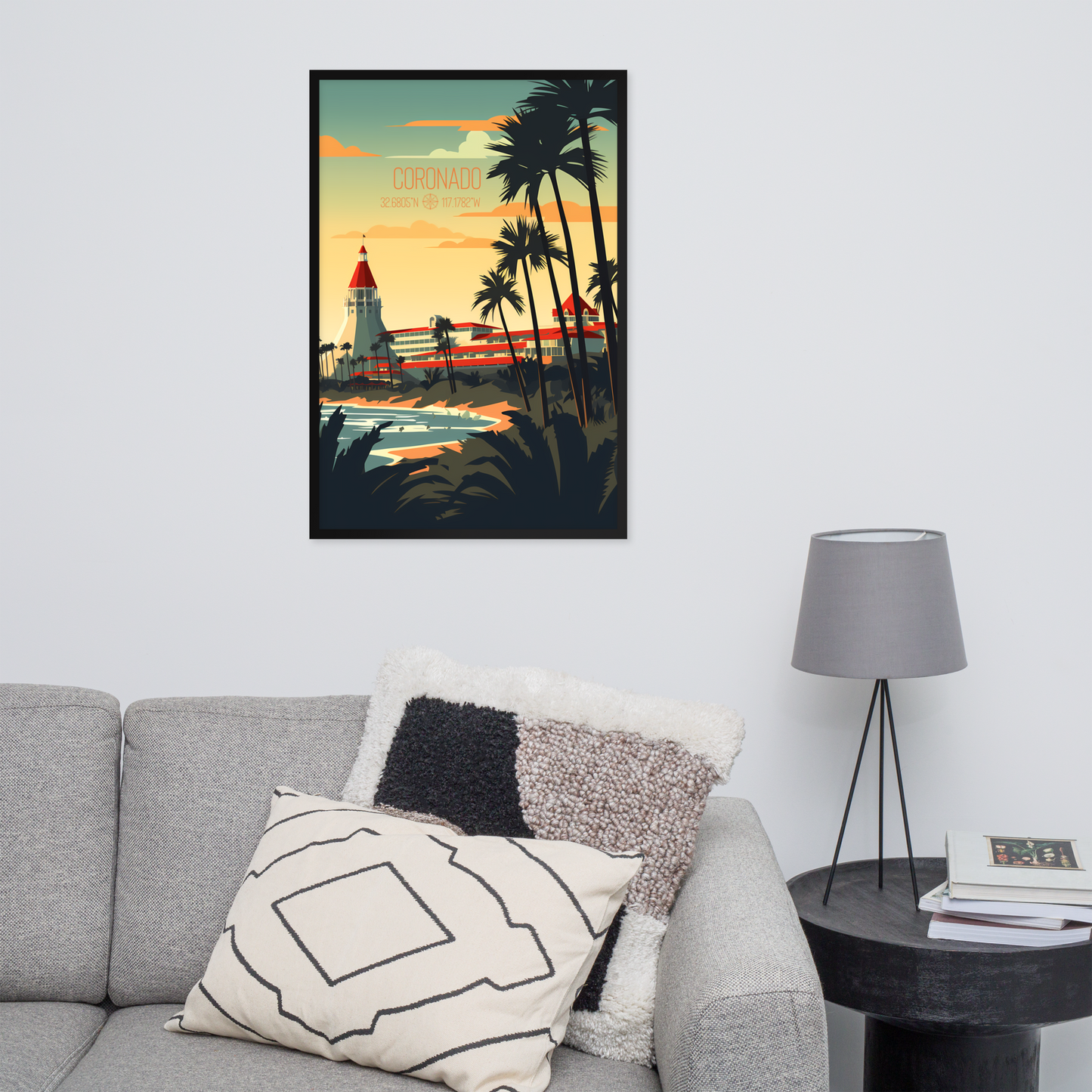 California - Coronado (Framed poster)