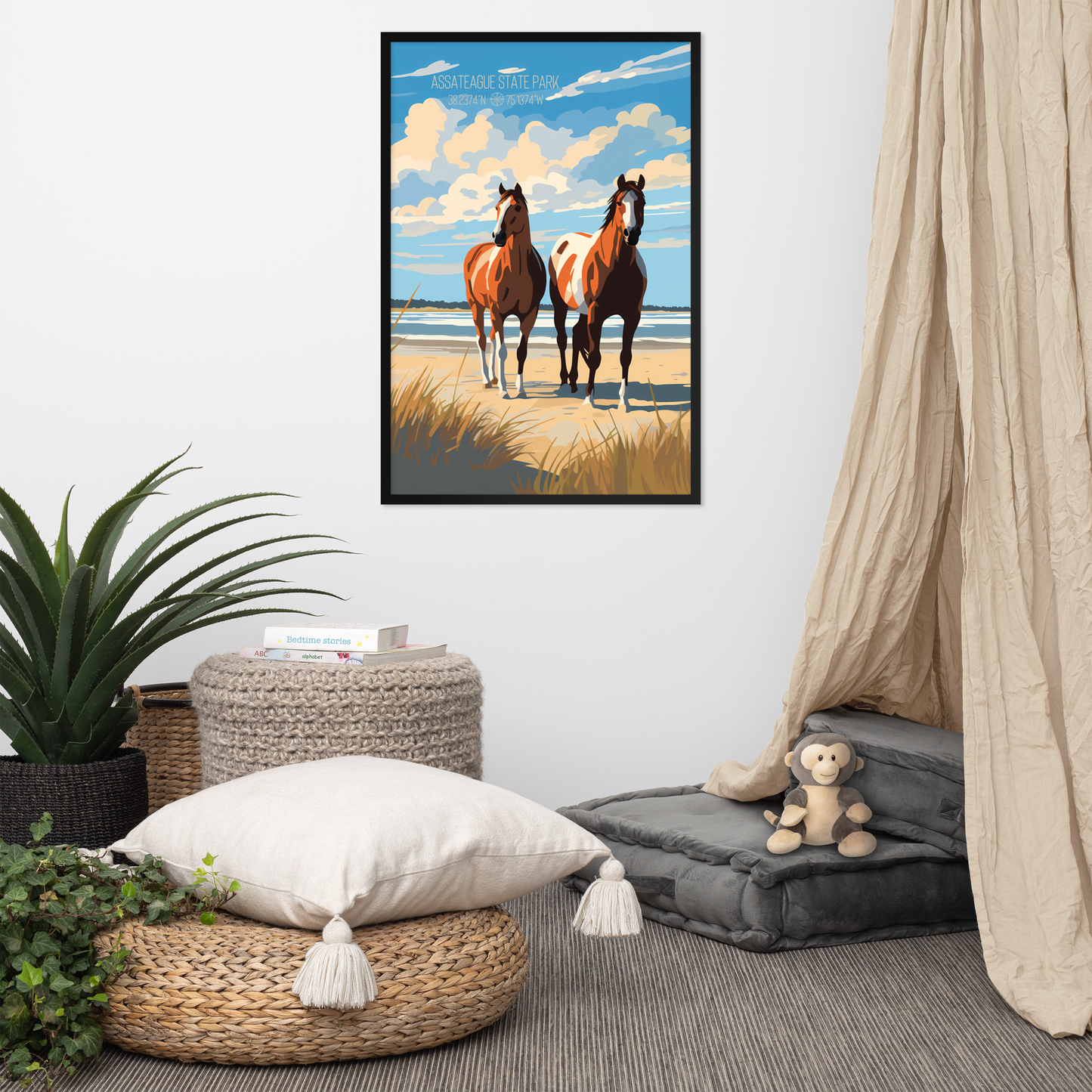 Maryland - Assateague State Park (Framed poster)