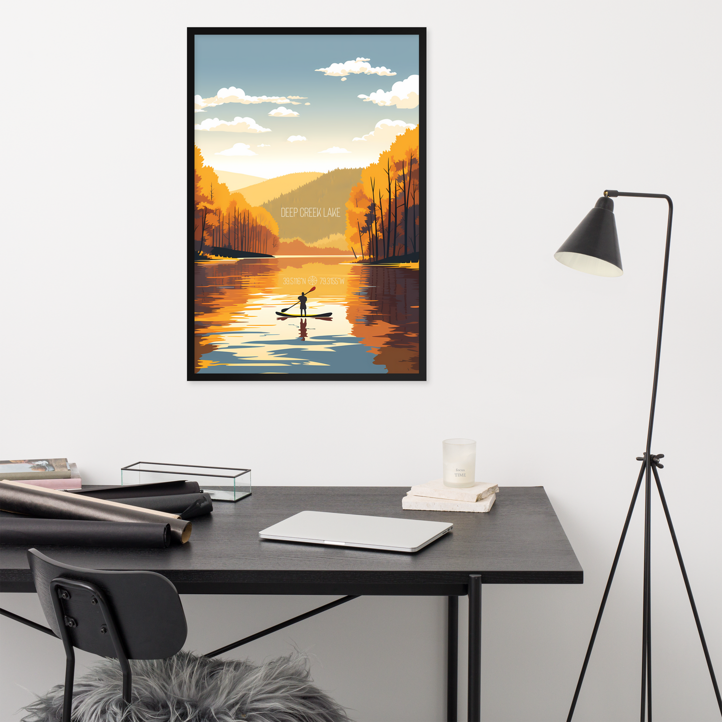 Maryland - Deep Creek Lake Area (Framed poster)