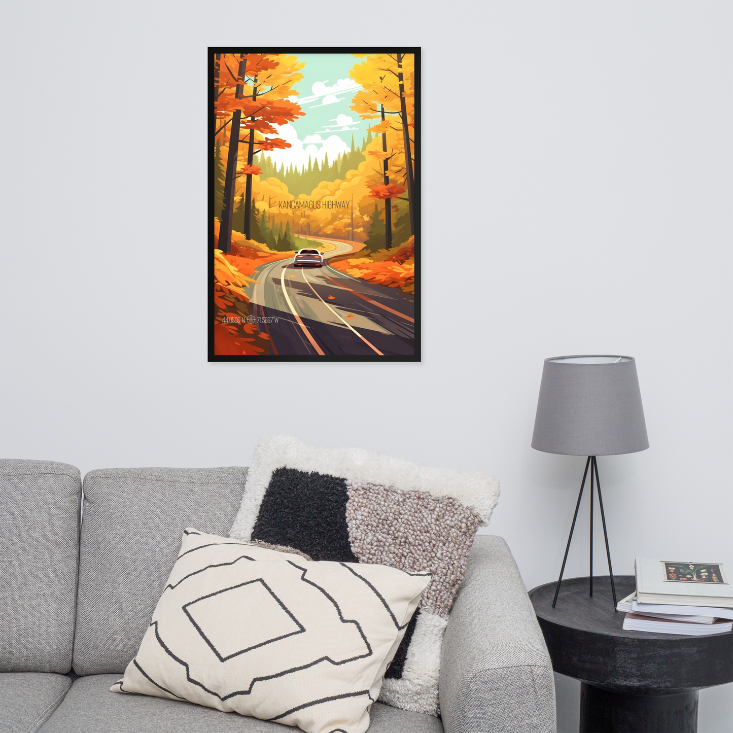 New Hampshire - Kancamagus Highway (Framed poster)