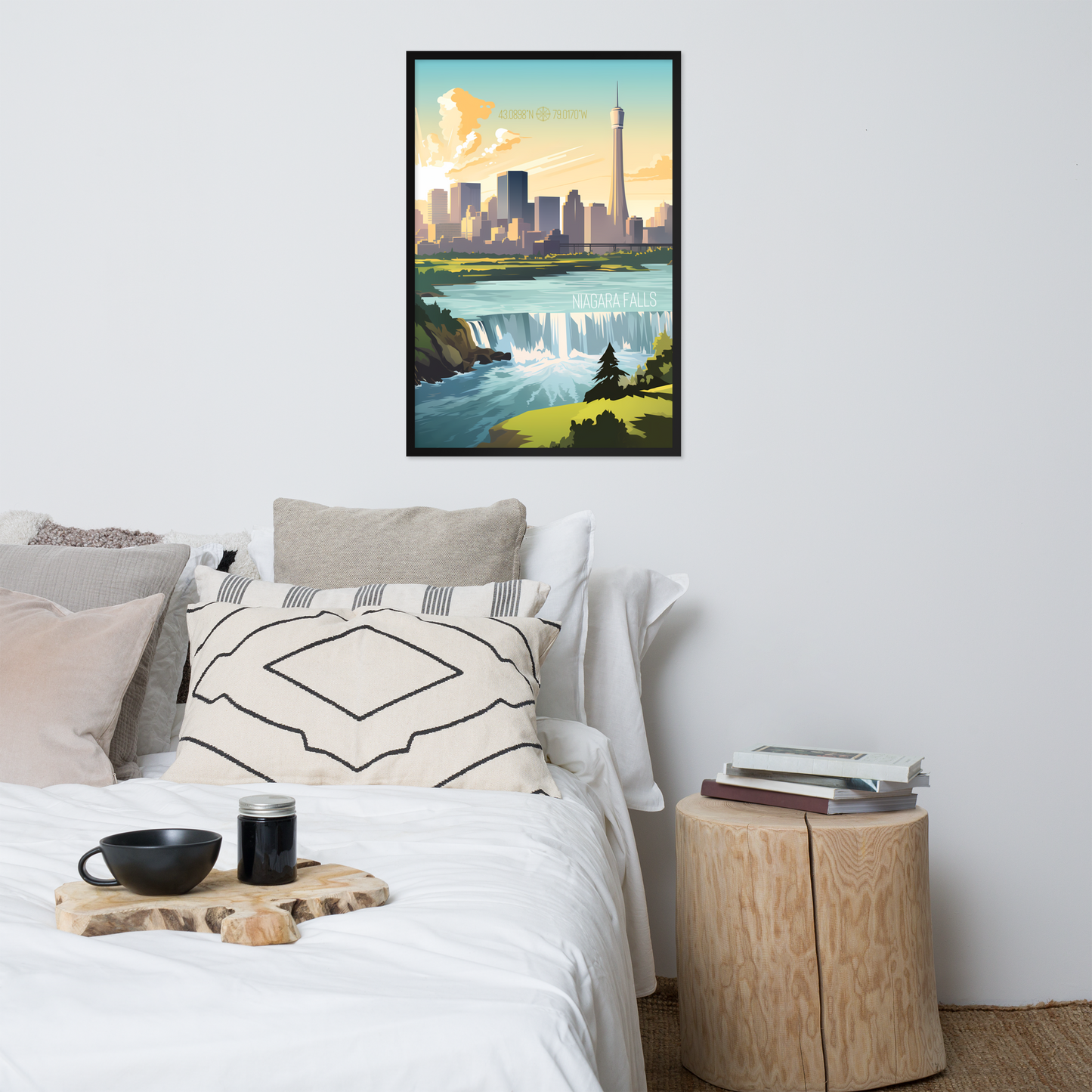 New York - Niagara Falls (Framed poster)