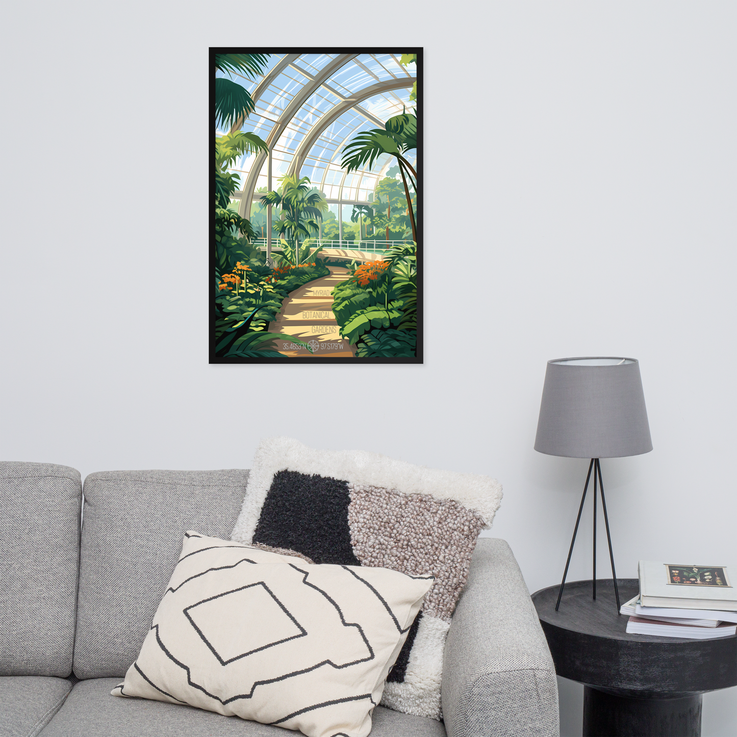 Oklahoma - Myriad Botanical Gardens (Framed poster)