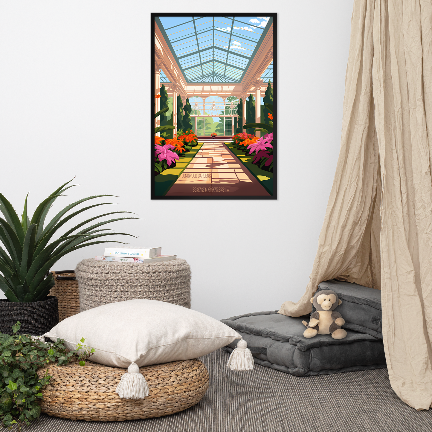 Pennsylvania - Longwood Gardens (Framed poster)