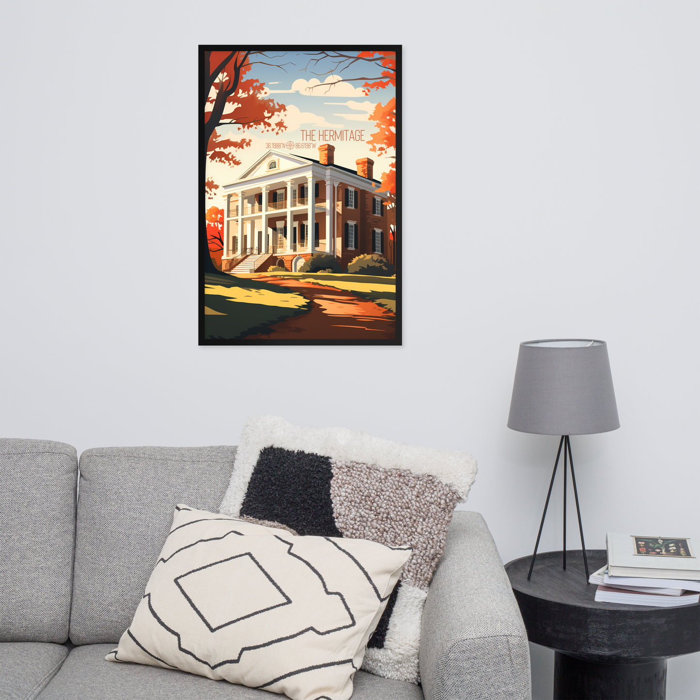 Tennessee - The Hermitage (Framed poster)