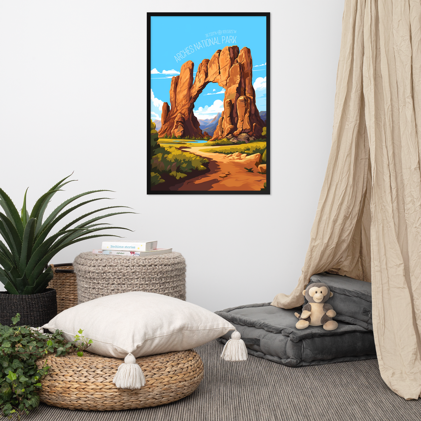 Utah - Arches National Park (Framed poster)