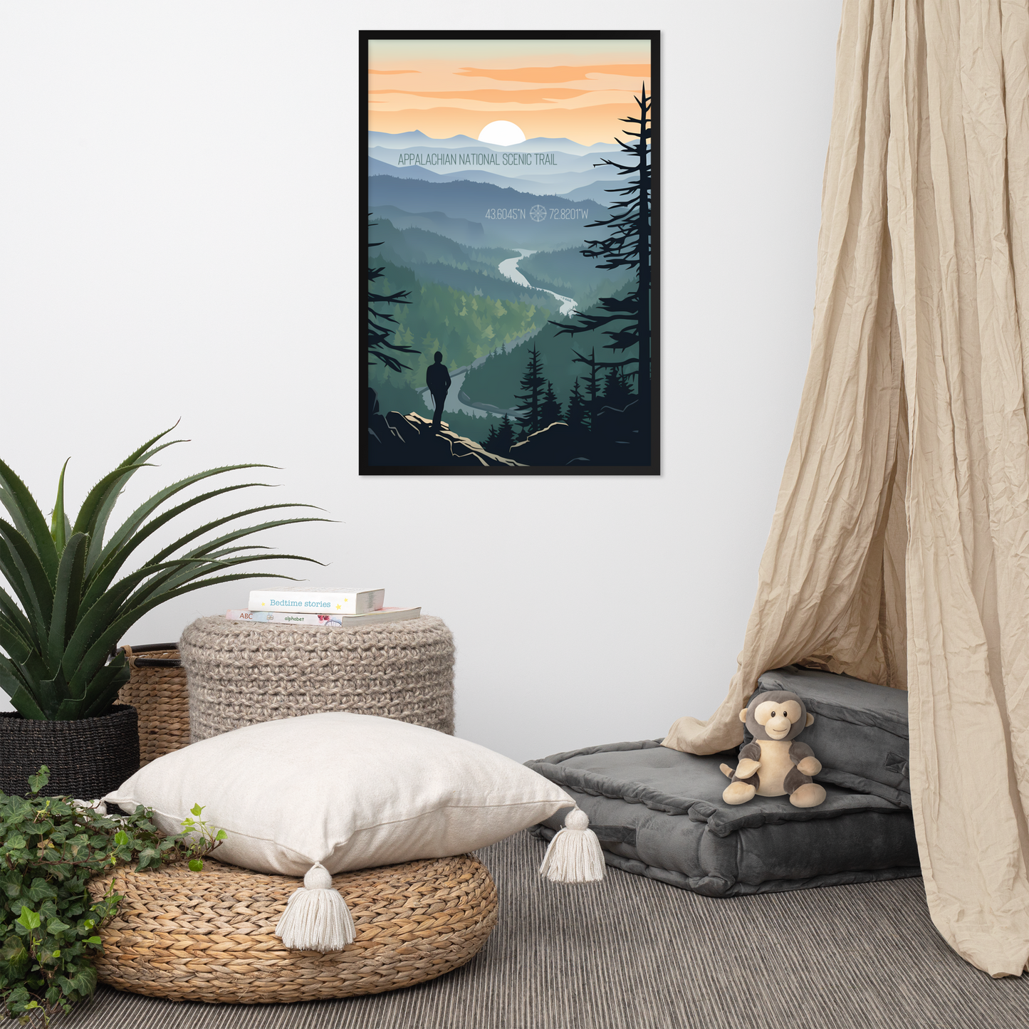 Vermont -  Appalachian National Scenic Trail (Framed poster)