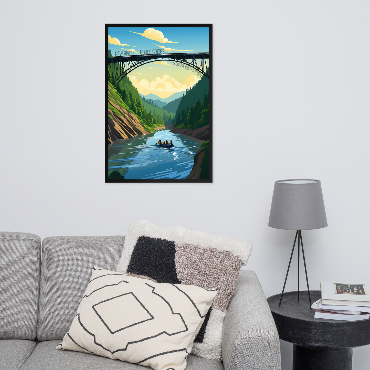 West Virginia - New River Gorge Bridge (Framed poster)