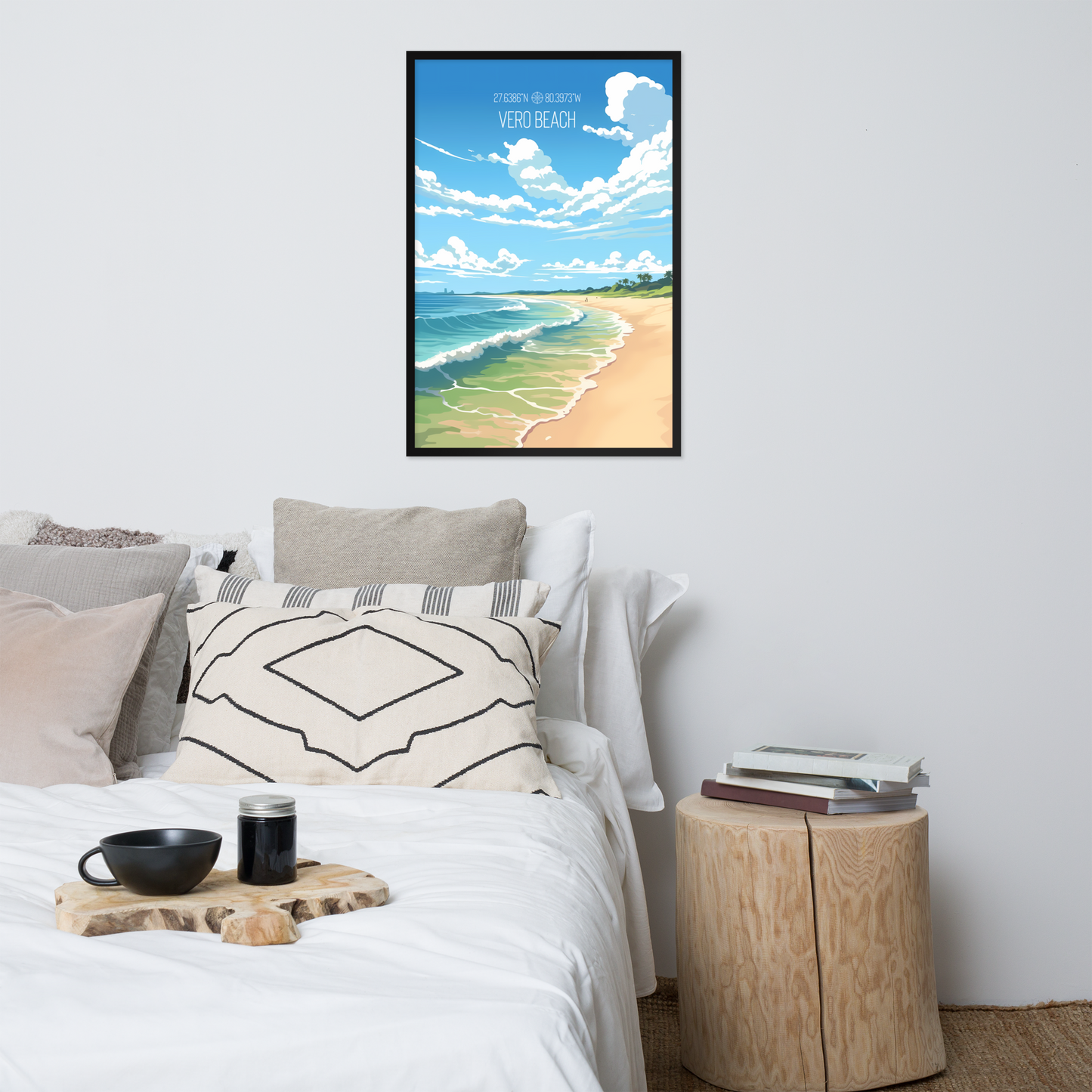 Florida - Vero Beach (Framed poster)