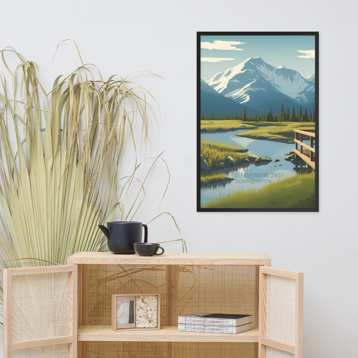 Alaska - Eagle River Nature Center (Framed poster)