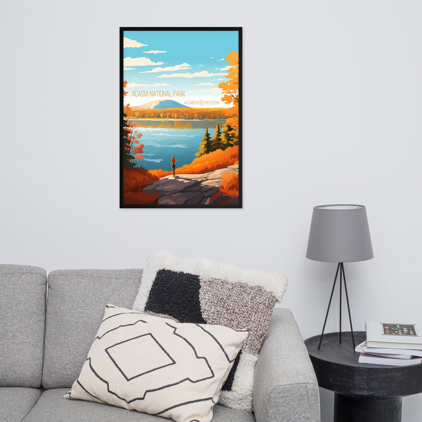 Maine - Acadia National Park (Framed poster)