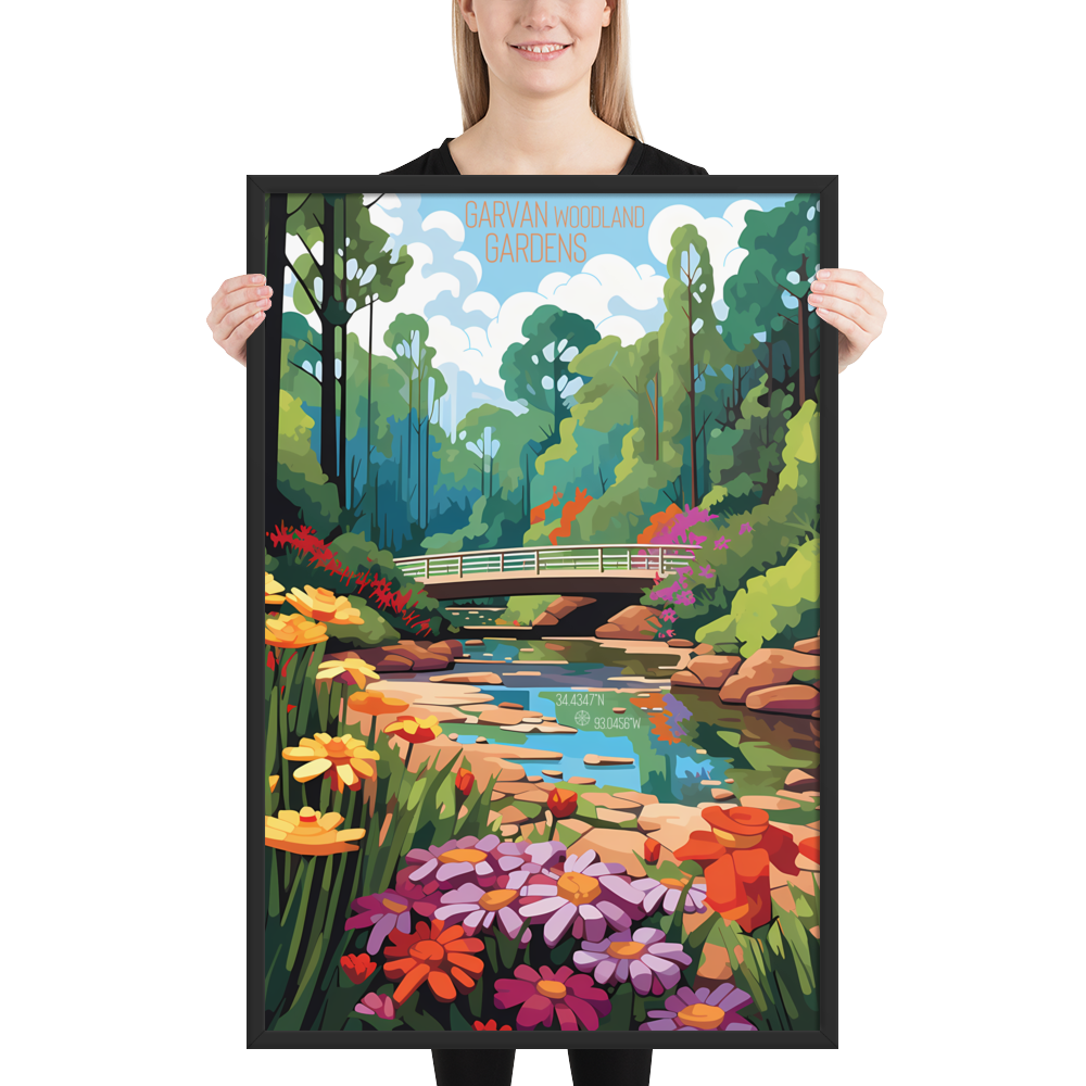 Arkansas - Garvan Woodland Gardens (Framed poster)