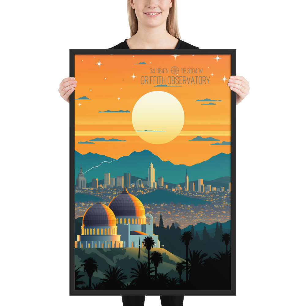 California - Griffith Observatory (Framed poster)