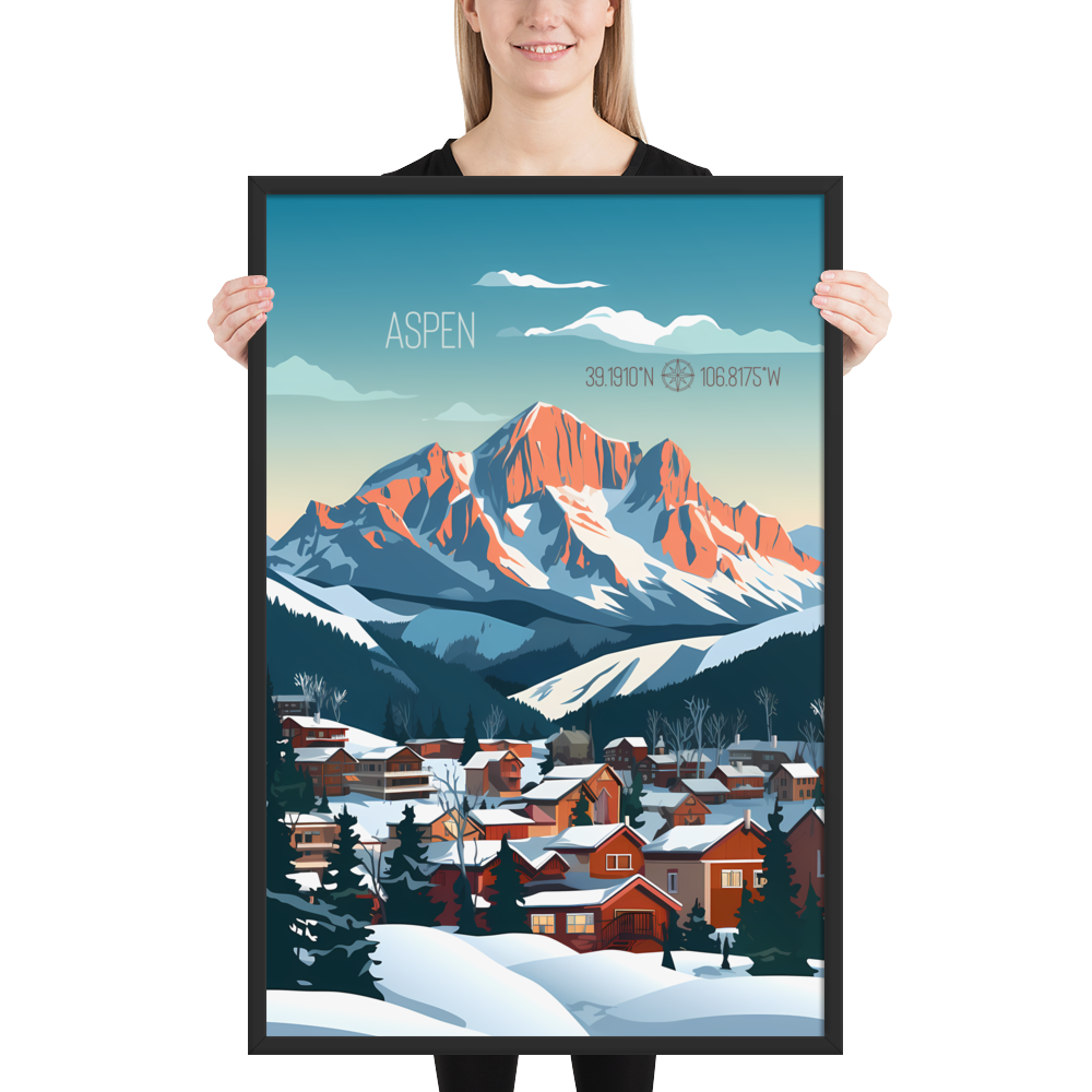 Colorado - Aspen (Framed poster)