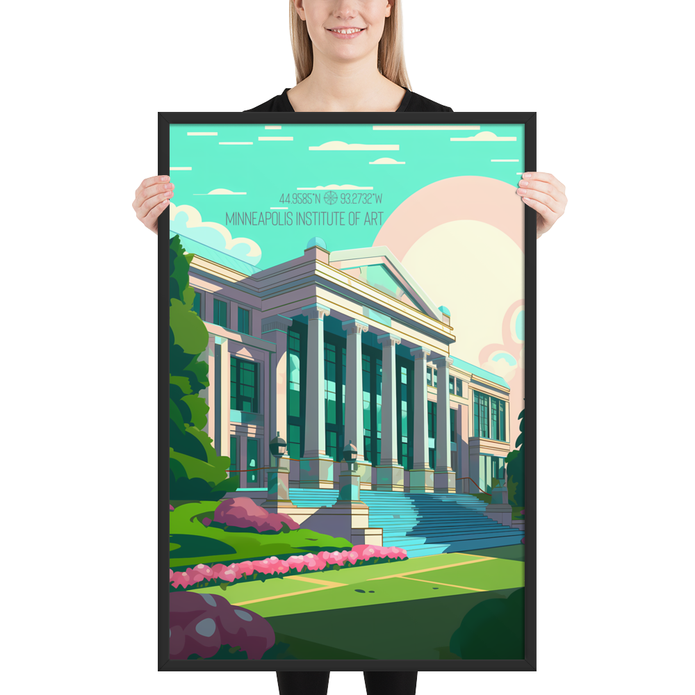 Minnesota - Minneapolis Institute of Art (Framed poster)