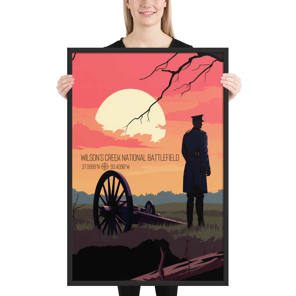 Missouri - Wilson's Creek National Battlefield (Framed poster)