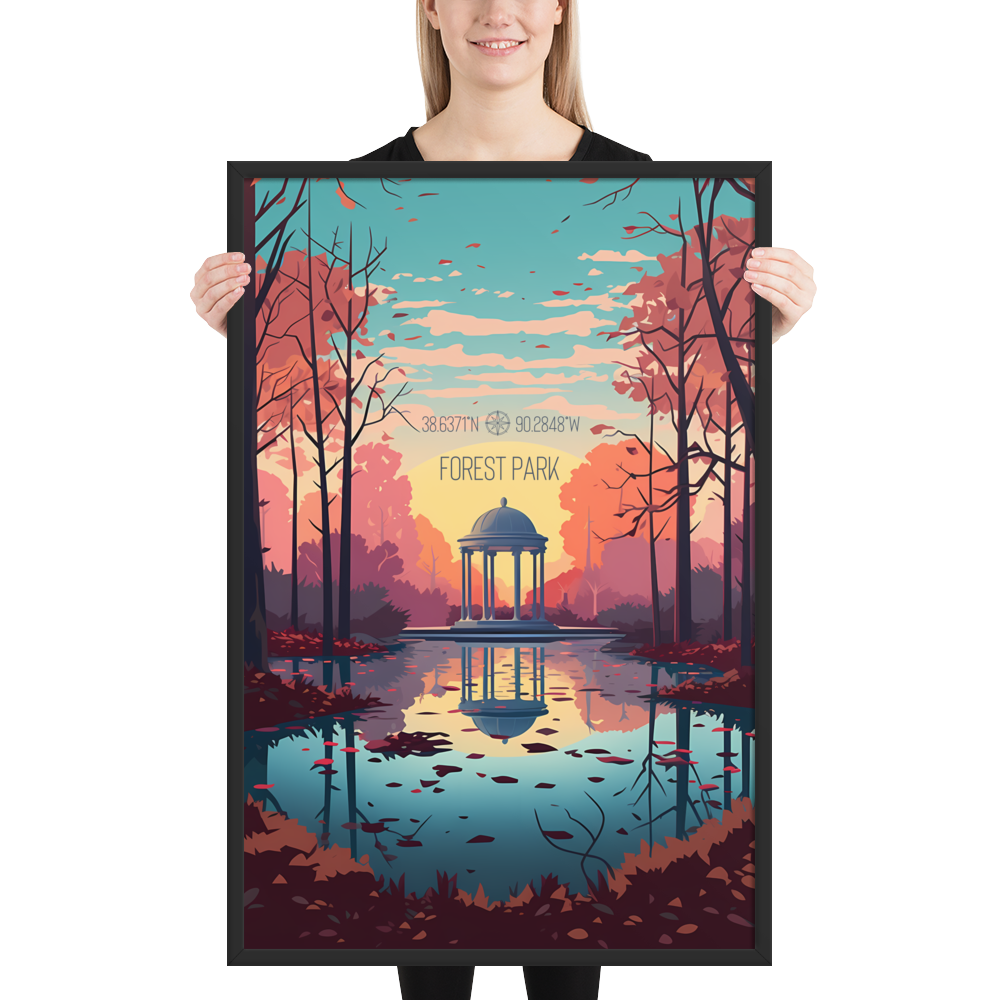 Missouri - Forest Park (Framed poster)